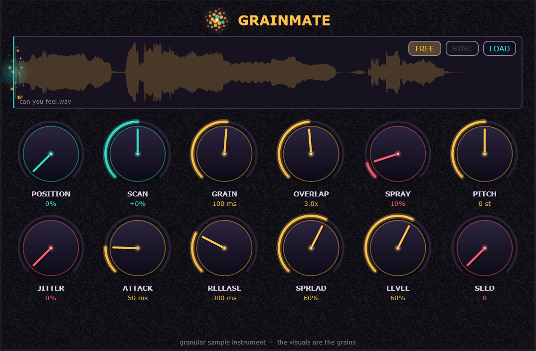 GrainMate - granular sampler
