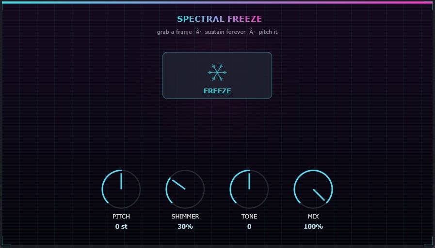 Spectral Freeze - infinite sustain